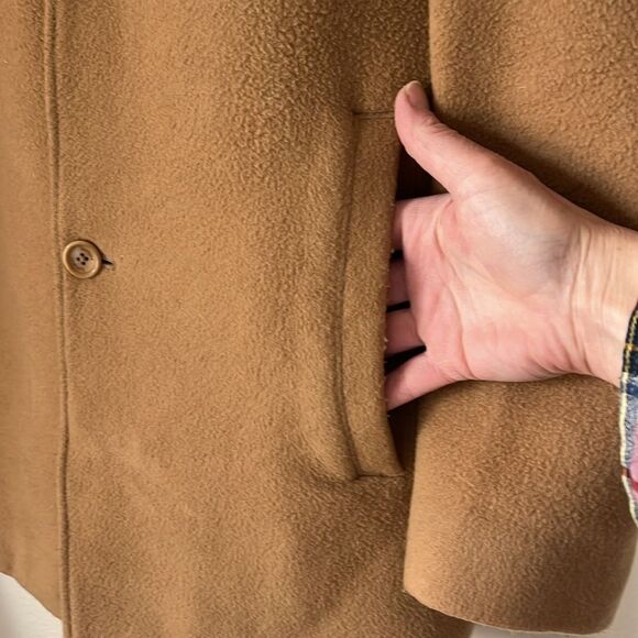 Vintage Banana Republic Men's Wool Cashmere Blend Coat - Picture 3 of 12